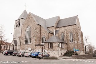 church in Beersel, Belgium